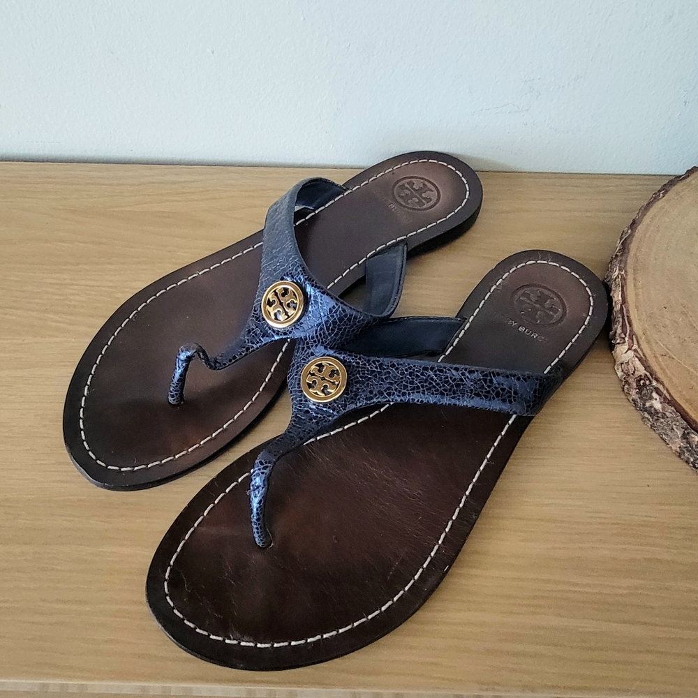 Tory burch Sandals Thongs flats Size 7 - Picture 3 of 9